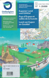 Wandelkaart 60 Land van Eupen, Geuldal - Hoge Venen - Ardennen | NGI | 1:25.000 | ISBN 9789462355019