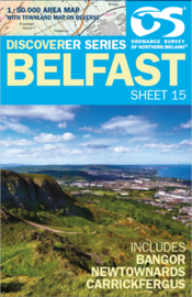 Wandelkaart Belfast | Discovery Northern Ireland 15 - Ordnance survey | 1:50.000 | ISBN 9781905306879