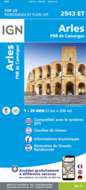 Wandelkaart Arles - PNR de Camargue | IGN 2943ET - IGN 2943 ET | ISBN 9782758555438