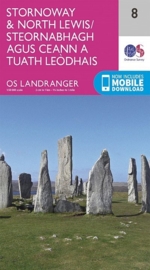 Wandelkaart Stornoway & North Lewis | Ordnance Survey 8 | ISBN 9780319261064