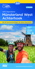 Fietskaart Münsterland west - Achterhoek | BVA - ADFC Regionalkarte | 1:75.000 | ISBN 9783969901700