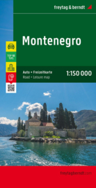 Wegenkaart Montenegro | Freytag & Berndt | 1:150.000 | ISBN 9783707910599