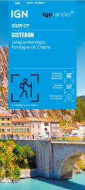 Wandelkaart Sisteron, Laragne-Monteglin, Montagne de Chabre | IGN 3339OT - IGN 3339 OT | ISBN 9782758557562
