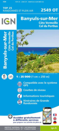 Wandelkaart Banyuls sur mer  |  IGN 2549OT - IGN 2549 OT | ISBN 9782758542803