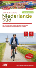 Fietskaart Nederland Zuid | ADFC - BVA | 1:150.000 | ISBN 9783870739478