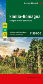 Wegenkaart - Fietskaart Emilia Romagna - Bologna - San Marino |  Freytag & Berndt | ISBN 9783707922585