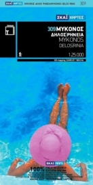 Wandelkaart Mykonos - Delos - Rinia | Terrain Maps 309 | 1: 25.000 | ISBN 9789606845857