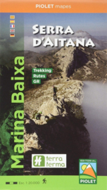Wandelkaart Marina Baixa - Serra d'Aitana, Costa Blanca mountains west | Editorial Piolet  1:20.000 | ISBN 9788412020199