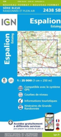 Topo-, wandelkaart Espalion / Estaing |  IGN 2438SB | ISBN 9782758535584