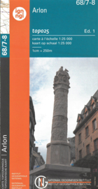 Topografische kaart Belgie NGI 68 / 7-8 Arlon  | 1:25.000 | ISBN 9789462353114