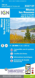 Wandelkaart Morez, les Rousses, Col de la Faucille, Gex. Jura | IGN 3327 ET - IGN 3327ET | ISBN 9782758555926