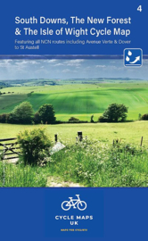 Fietskaart South Downs en The New Forest | Cycle Maps UK - Cordee | 1:100.000 | ISBN 9781904207795