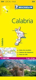 Wegenkaart Calabrië nr. 364 | Michelin | 1:200.000 | ISBN 9782067127265