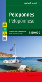 Wegenkaart Peloponnesos | Freytag & Berndt | 1:150.000 | ISBN 9783707910575