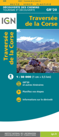 Wandelkaart Corsica - GR20 | IGN | 1:50.000 | ISBN 9782758550792