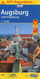 Fietskaart  Augsburg en omgeving | ADFC - BVA Regionalkarte | 1:75.000 | ISBN 9783870739188