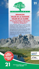 Wandelkaart Briançon - Vallée de la Guisane - Vallée de la Clarée | Fraternali editore 21 | 1:25.000 | ISBN 9788897465232