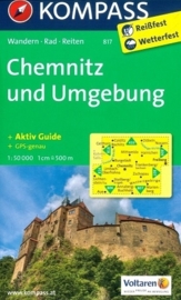 Wandelkaart Chemnitz und Umgebung | Kompass 817 | ISBN 9783850263511