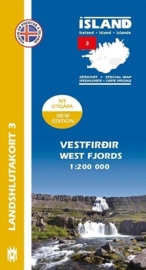 Wegenkaart - Fietskaart Vestfirdir / Westfjorde IJsland 03 | 1:200 000 | Mal og menning | ISBN 9789979333784