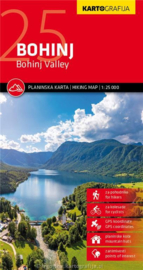 Wandelkaart Bohinj - Julische Alpen -Slovenië | KartoGrafija | 1:25.000 | ISBN 3830048524322