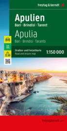 Wegenkaart - Fietskaart Puglia - Bari - Brindisi - Taranto | Freytag & Berndt | ISBN 9783707922264