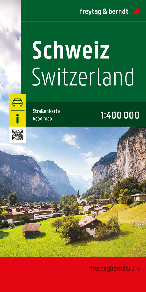Wegenkaart Zwitserland | Freytag & Berndt | 1:400.000 | ISBN 9783707923926
