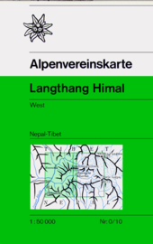 Wandelkaart Langthang Himal West | Alpenverein | 1:50.000