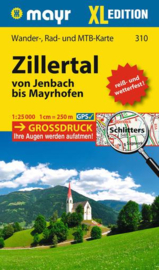 Wandelkaart Zillertal XL - Zillertaler Alpen | Walter Mayr 310 | 1:25.000 | ISBN 9783991219439