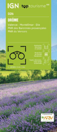Wegenkaart - fietskaart Drôme - Valence Montélimar Die | IGN D26 | ISBN 9782758553380