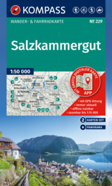 Wandelkaart Salzkammergut | Kompass 229 | 1:50.000 | ISBN 9783991542971