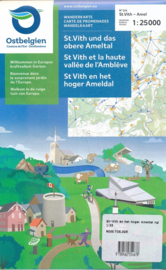 Wandelkaart 25 Sankt Vith en het hoger Ameldal - Ambleve met wandelknooppunten | NGI | 1:25.000 | ISBN 9789462354678