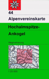 Wandelkaart Hochalmspitze-Ankogel 44 | OAV | 1:25.000 | ISBN 9783928777797