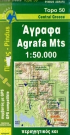 Wandelkaart Southern Agrafa - Pindos gebergte - Limni Plastira | Anavasi 2.5 | 1:50.000 | ISBN 9789608195622