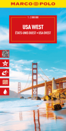 Wegenkaart USA West |  Marco Polo / Mair  | ISBN 9783575022950