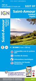 Wandelkaart St.Amour, Arinthod, Orgelet, St.-Julien, Beaufort | Jura | IGN 3227 OT - IGN 3227OT | ISBN 9782758555445