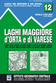 Wandelkaart Lago Maggiore - Laghi Maggiore | IGC nr. 12 | 1:50.000 | ISBN 9788896455128