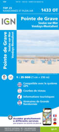 Wandelkaart Soulac-Sur-Mer & Montalivet Point De Grave | Franse Atlantische Kust | IGN 1433OT - IGN 1433 OT  | ISBN 9782758551416