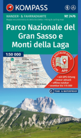 Wandelkaart Gran Sasso and Monti della Laga National Park | Kompass 2476 | ISBN 9783991545224