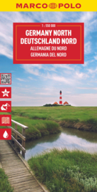 Wegenkaart Duitsland Noord | Marco Polo | 1:500.000 | ISBN 9783575017604