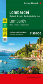 Wegenkaart Lombardei - Mailand - Oberitalienische Seen | Freytag & Berndt | 1:150.000 | ISBN 9783707921748