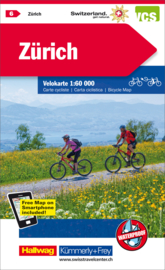 Fietskaart Zürich & omgeving | Kümmerly+Frey nr. 06 | 1:60.000 | ISBN 9783259024065