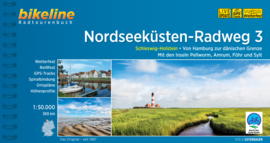Fietsgids Nordseeküsten Radweg 3 : Hamburg - Deense Grens - 368 km. | Bikeline | ISBN 9783711100078