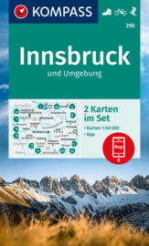 Wandelkaart Innsbruck | Kompass 290 | 1:50.000 | ISBN 9783991217879