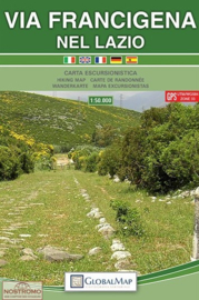 Wandelkaart Via Francigena Lazio | Global Map  | 1:50.000 | ISBN 9788833030463