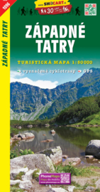 Wandelkaart Slowakije  - Zapadne Tatry | 1:50 000 | Shocart 1096 | ISBN 9788072244744