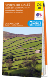 Wandelkaart Yorkshire Dales- North & Central Area`s| OL30 Explorer Maps | Ordnance Survey | 1:25.000 | ISBN 9780319263358