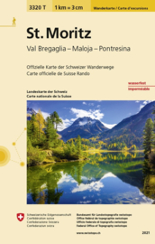 Wandelkaart St. Moritz | Bundesamt 3320T | 1:33.333 | ISBN 9783302333205