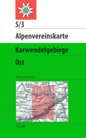 Wandelkaart Karwendel Ost 5/3 | OAV | 1:25.000 | ISBN 9783928777094