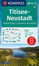 Wandelkaart Titisee - Neustadt | Kompass 893 | 1:25.000 | ISBN 9783991210610