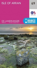 Wandelkaart Isle Of Arran | Ordnance Survey 69 | ISBN 9780319261675